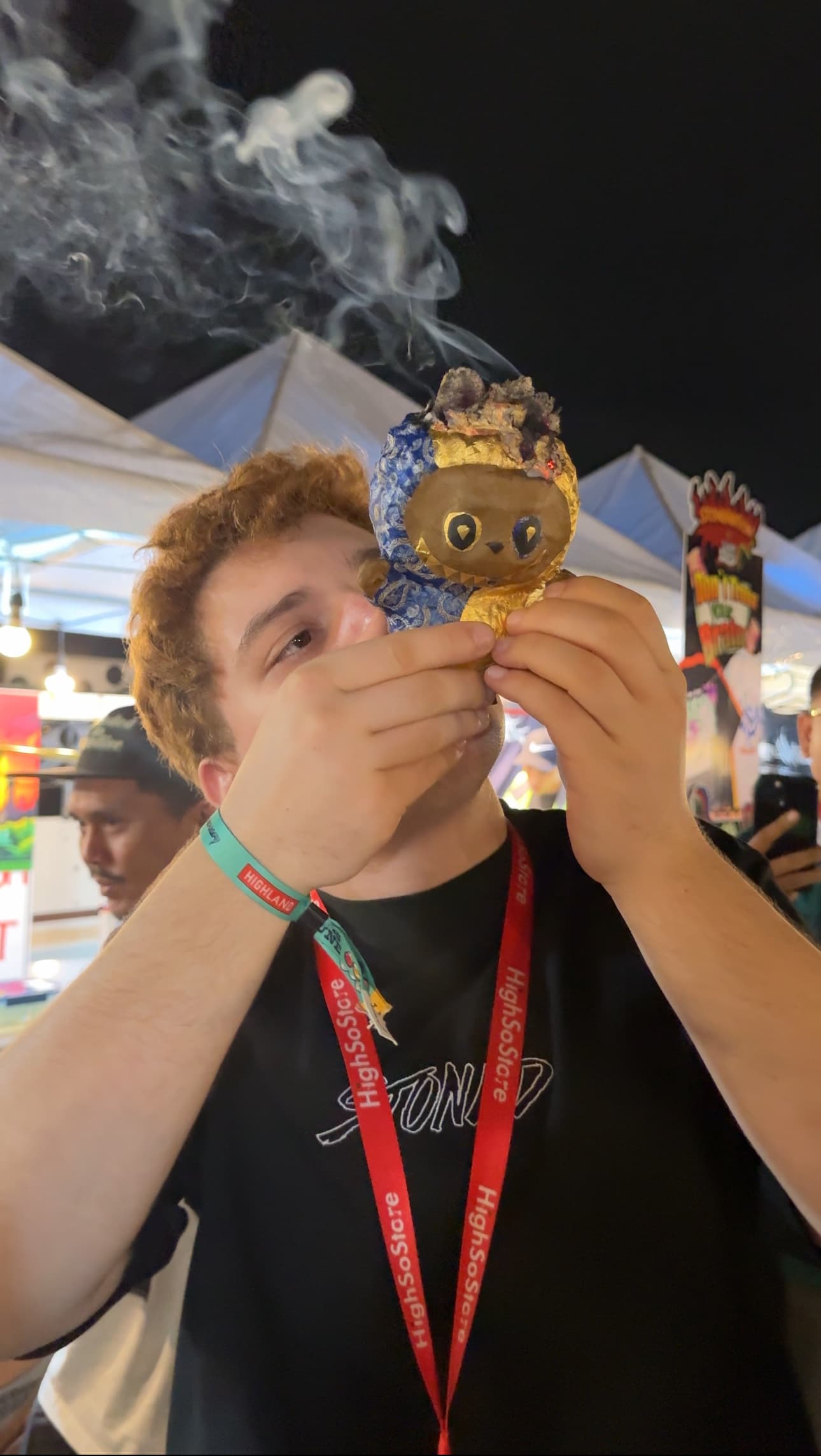 Cannabis festivali katılımı